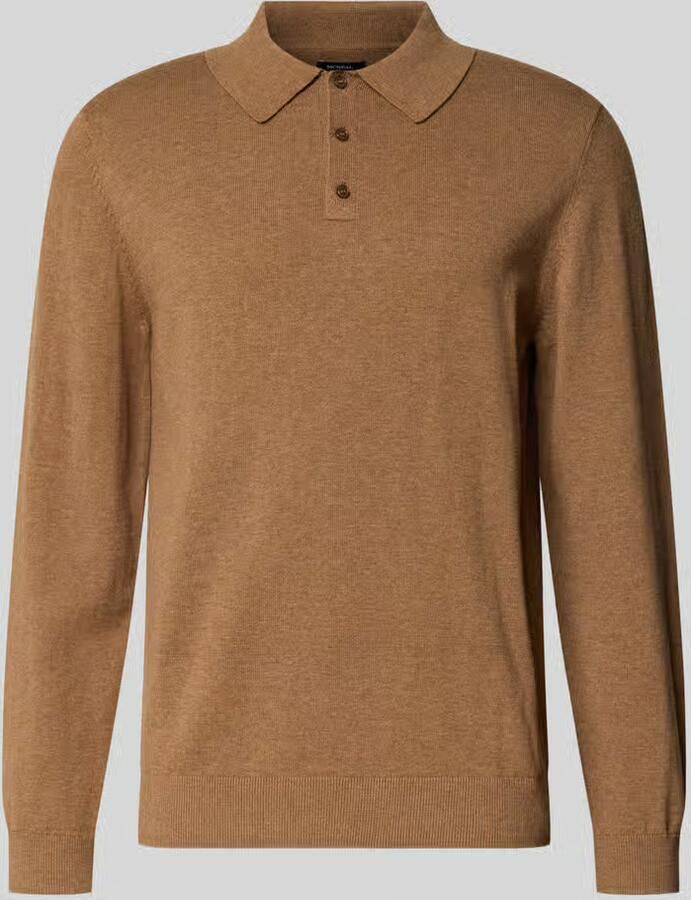 MCNEAL Regular fit gebreide pullover van mix van katoen en kasjmier