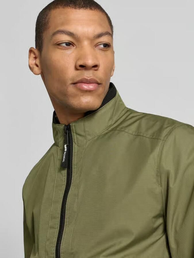 MCNEAL Regular fit jack met opstaande kraag