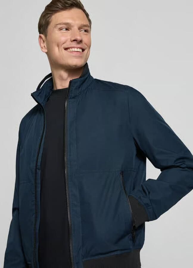 MCNEAL Regular fit jack met opstaande kraag