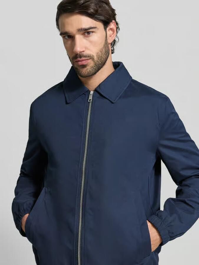 MCNEAL Regular fit jack met platte kraag