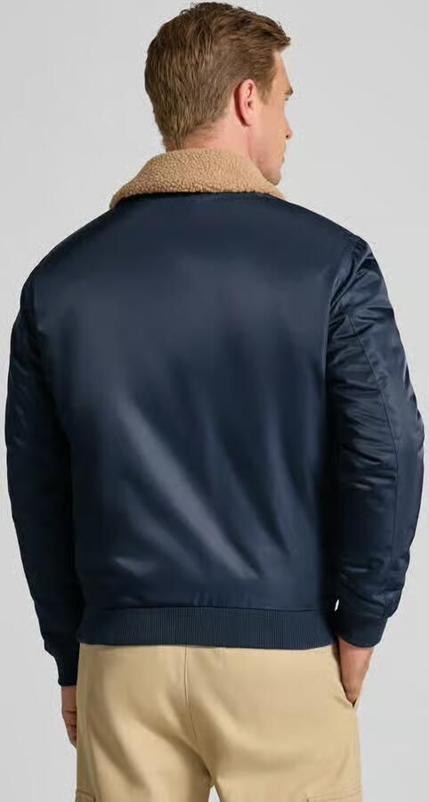 MCNEAL regular fit jack met platte kraag