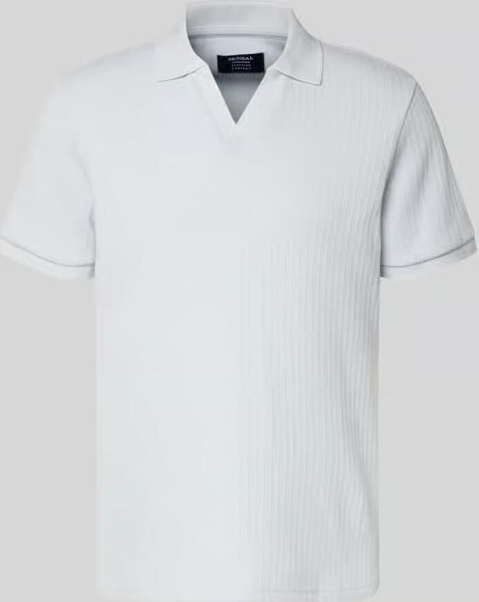 MCNEAL regular fit knitwear poloshirt met V-hals - Foto 2