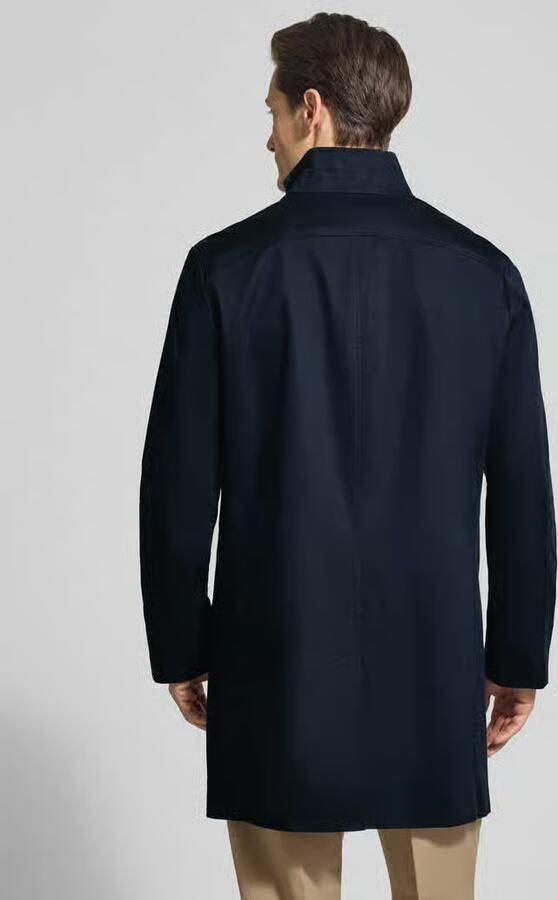 MCNEAL Regular fit lange jas met opstaande kraag