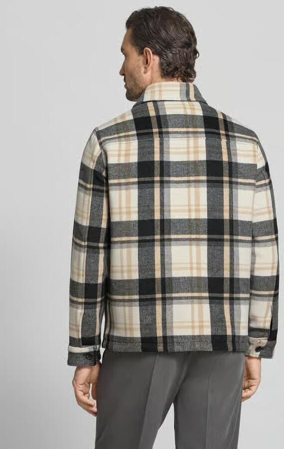 MCNEAL Regular fit overhemdjack met kentkraag