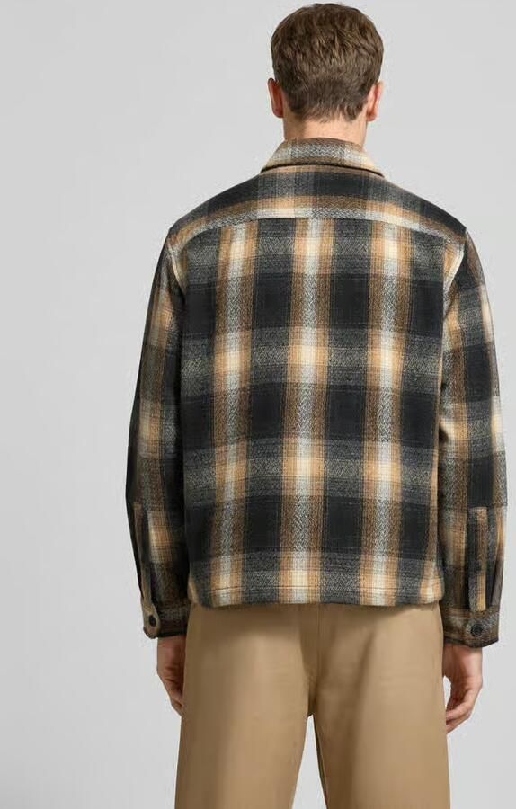 MCNEAL Regular fit overhemdjack met wol
