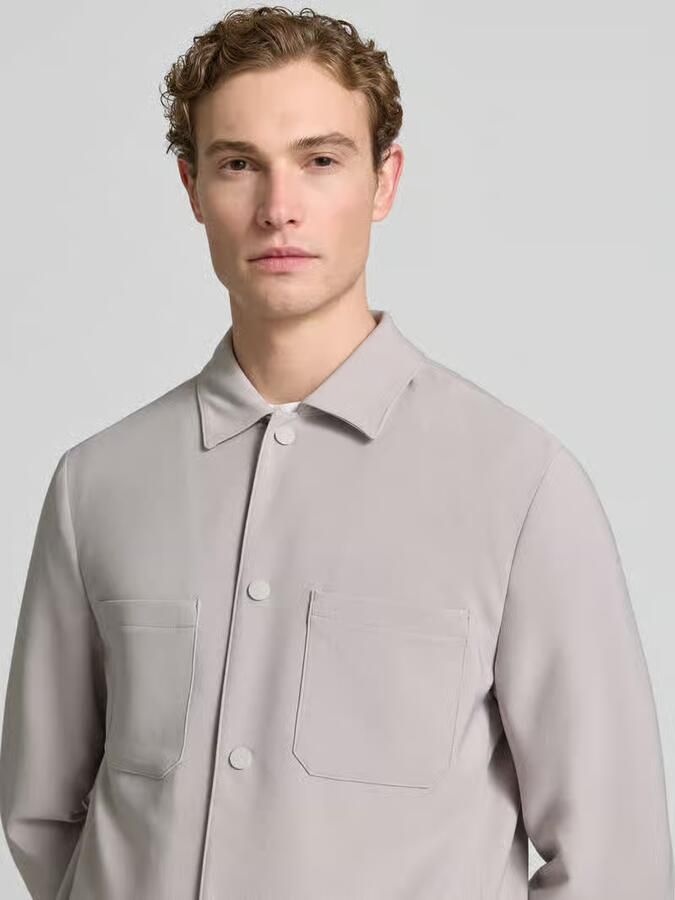 MCNEAL regular fit overshirt met borstzakken