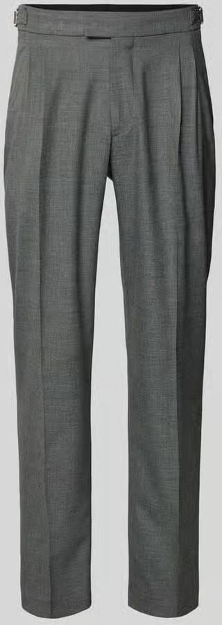 MCNEAL regular fit pantalon met persplooien en achterzakken - Foto 2