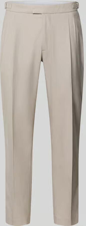 MCNEAL regular fit pantalon met persplooien en achterzakken - Foto 2