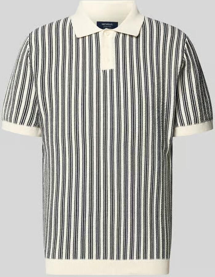 MCNEAL regular fit poloshirt in brei-look - Foto 2