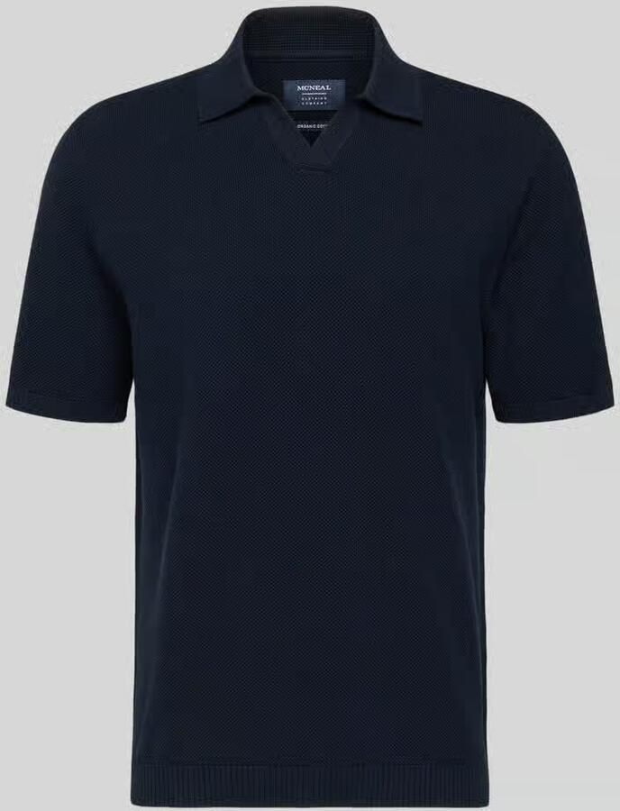 MCNEAL Regular fit Poloshirt met geribde boorden - Foto 2