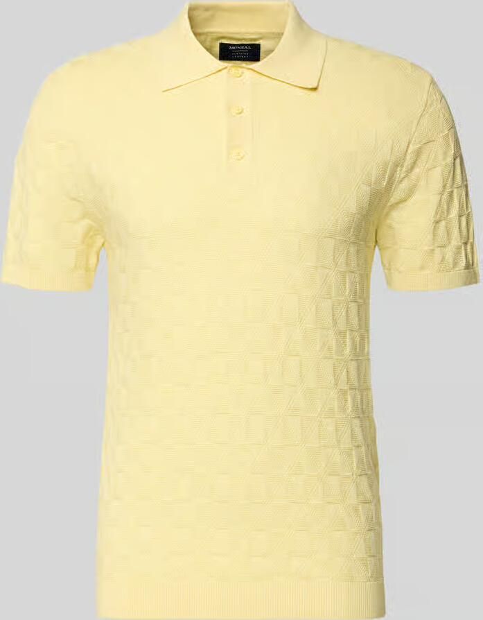 MCNEAL Regular fit poloshirt met structuurpatroon - Foto 2
