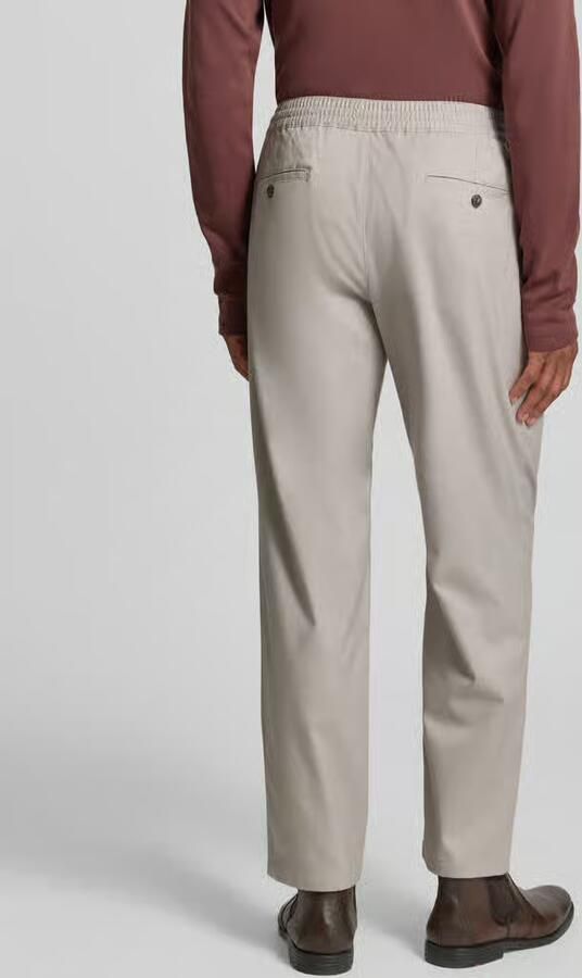 MCNEAL Regular fit stoffen broek met elastische band