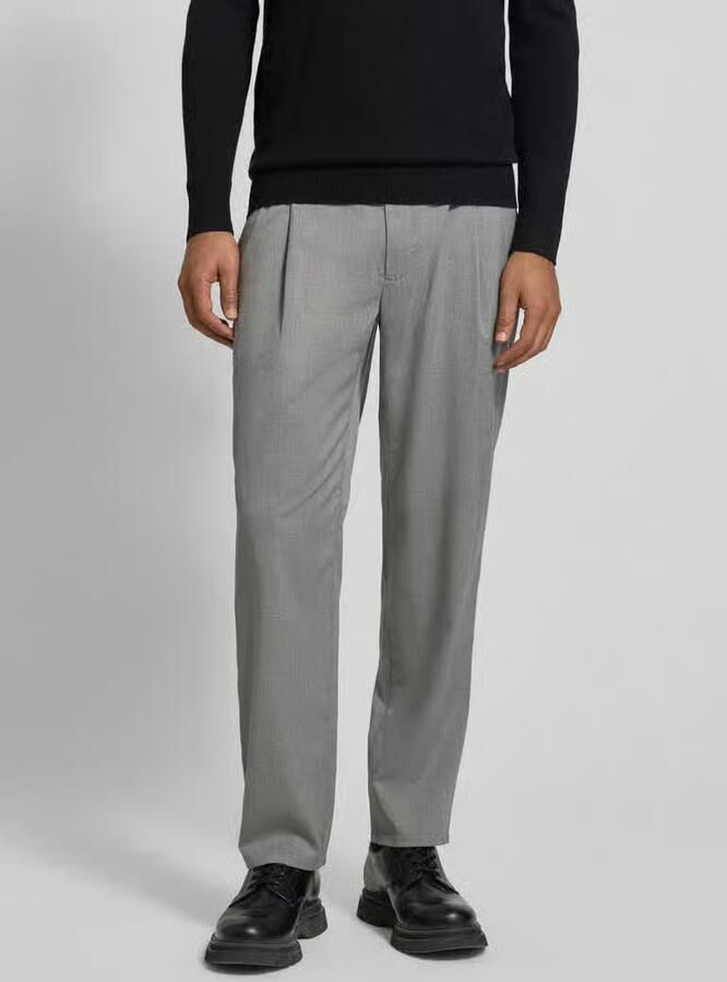 MCNEAL Regular fit stoffen broek met elastische band - Foto 2