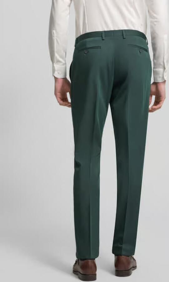 MCNEAL Regular fit stoffen broek van satijn