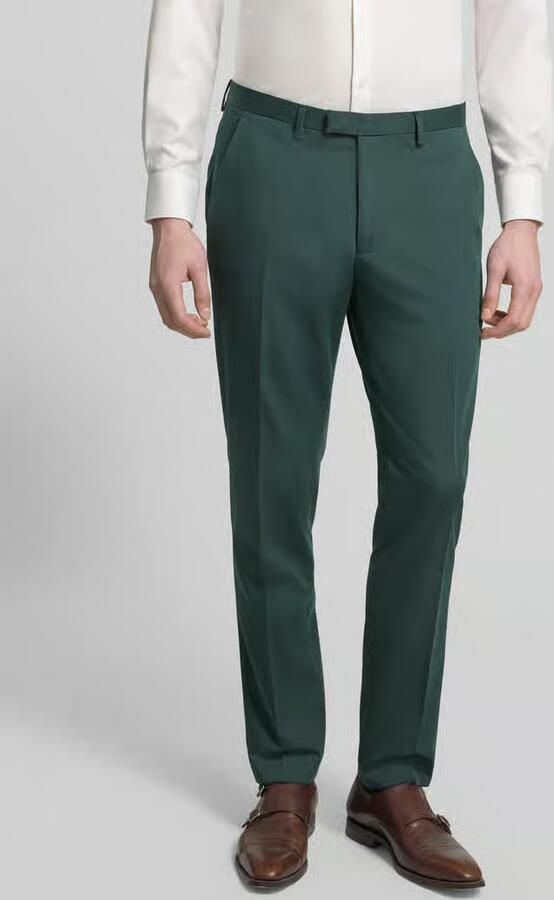 MCNEAL Regular fit stoffen broek van satijn - Foto 3