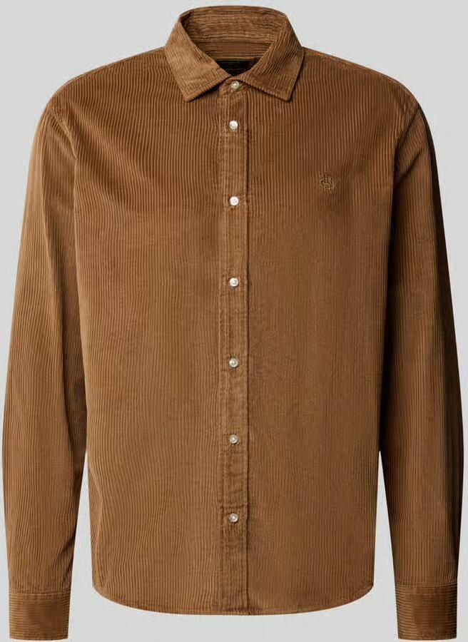MCNEAL regular fit vrijetijdsoverhemd met labelstitching