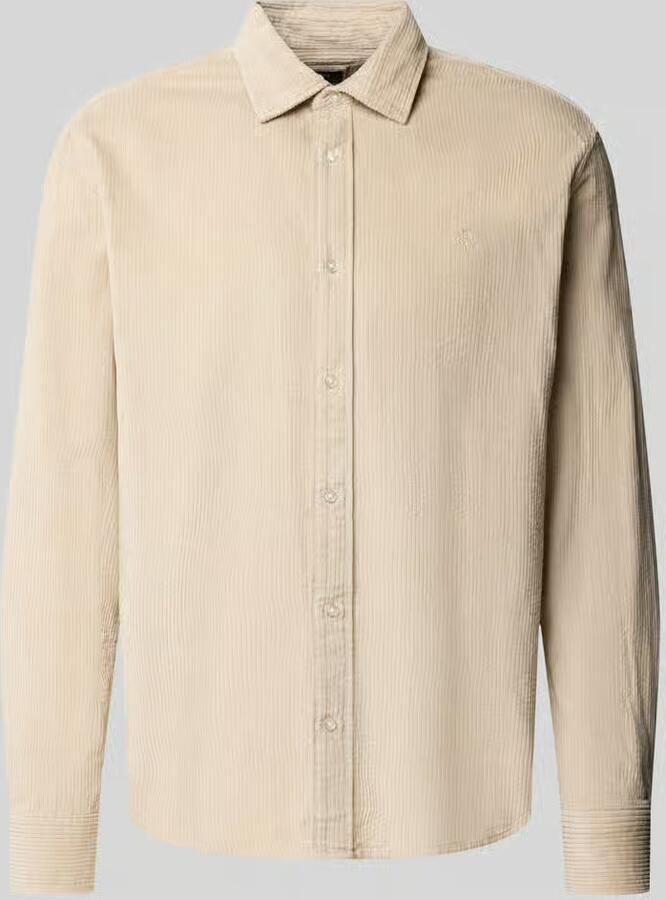 MCNEAL regular fit vrijetijdsoverhemd met labelstitching