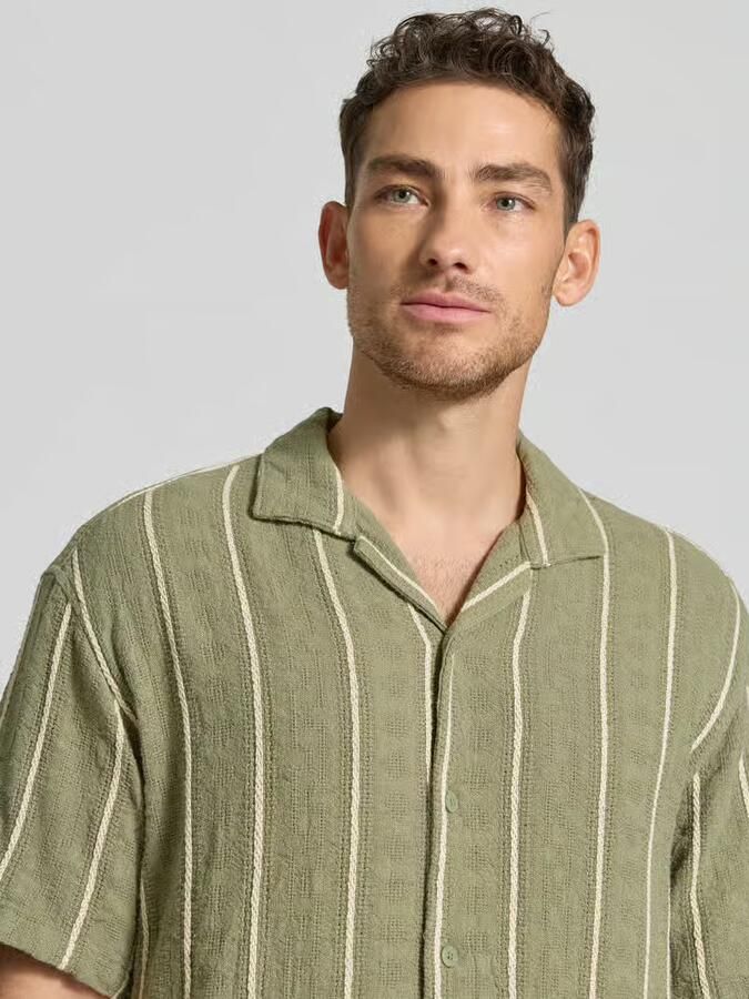 MCNEAL regular fit vrijetijdsoverhemd met streepmotief - Foto 3