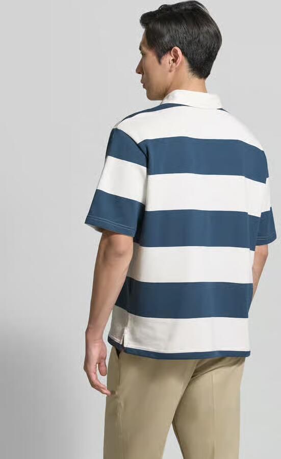 MCNEAL relaxed fit poloshirt in all-over look - Foto 3