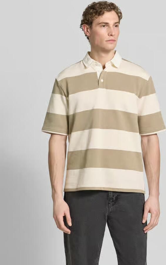 MCNEAL relaxed fit poloshirt in all-over look - Foto 3