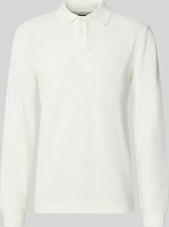 MCNEAL relaxed fit poloshirt van elastische katoenmix