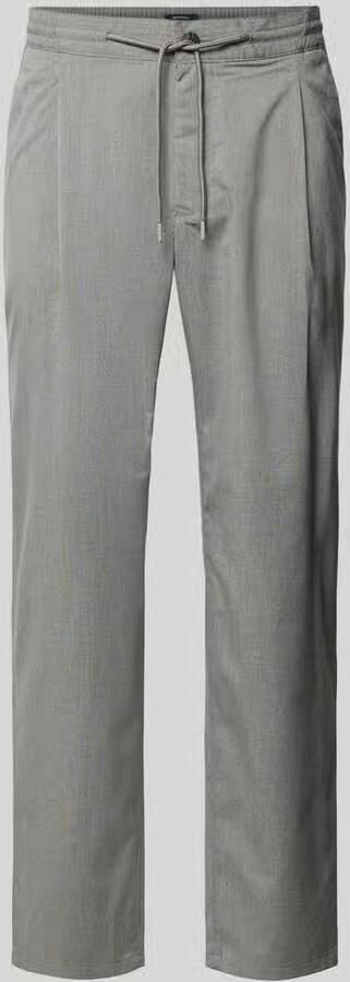 MCNEAL Regular fit stoffen broek met elastische band