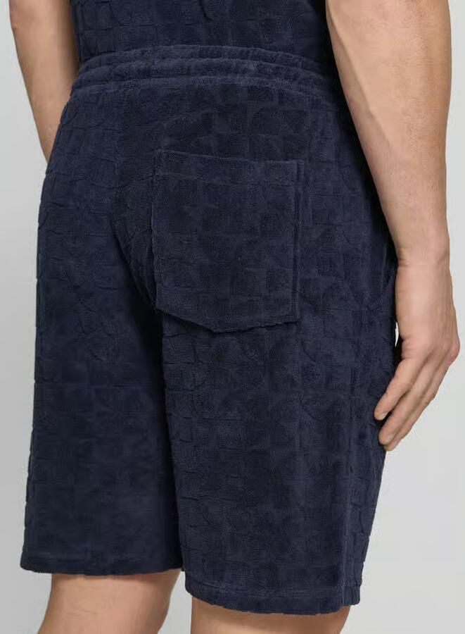 MCNEAL Shorts met structuurpatroon en steekzakken