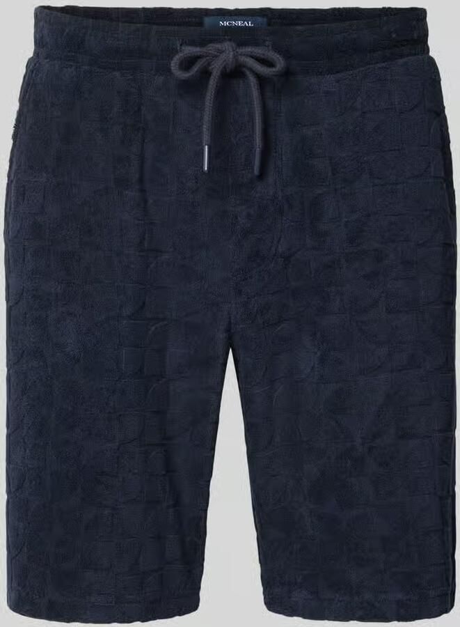 MCNEAL Shorts met structuurpatroon en steekzakken - Foto 2
