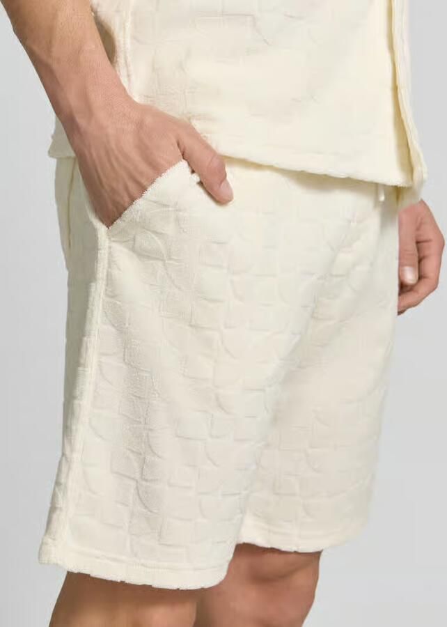 MCNEAL Shorts met structuurpatroon en steekzakken