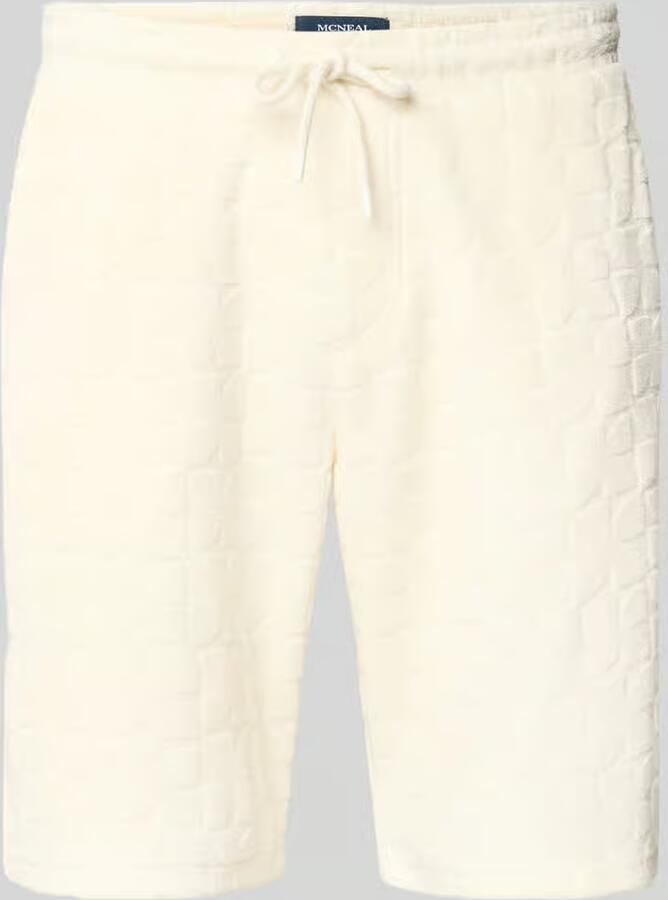 MCNEAL Shorts met structuurpatroon en steekzakken - Foto 2