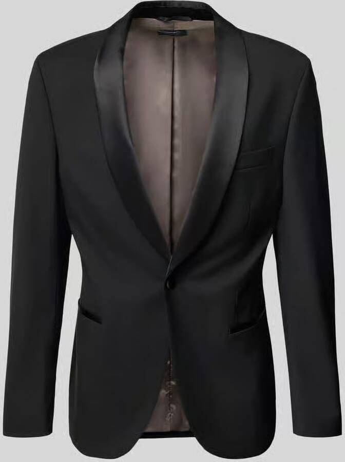 MCNEAL Slim fit 1-knoops colbert met reverskraag