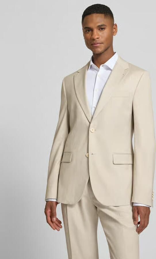 MCNEAL Slim Fit 2-knoop colbert met klepzakken - Foto 3