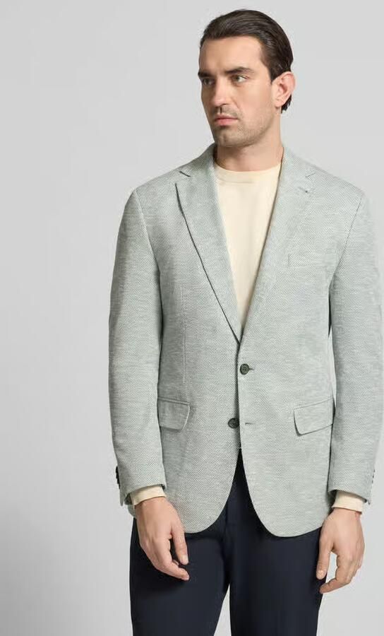 MCNEAL Slim Fit 2-knoop colbert met klepzakken - Foto 3