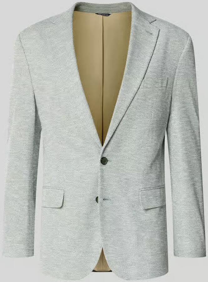 MCNEAL Slim fit 2-knoops colbert met klepzakken