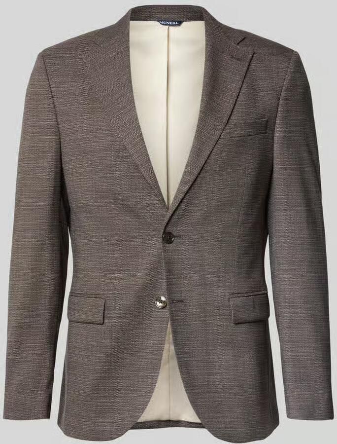 MCNEAL slim fit 2-knoops colbert met klepzakken - Foto 2