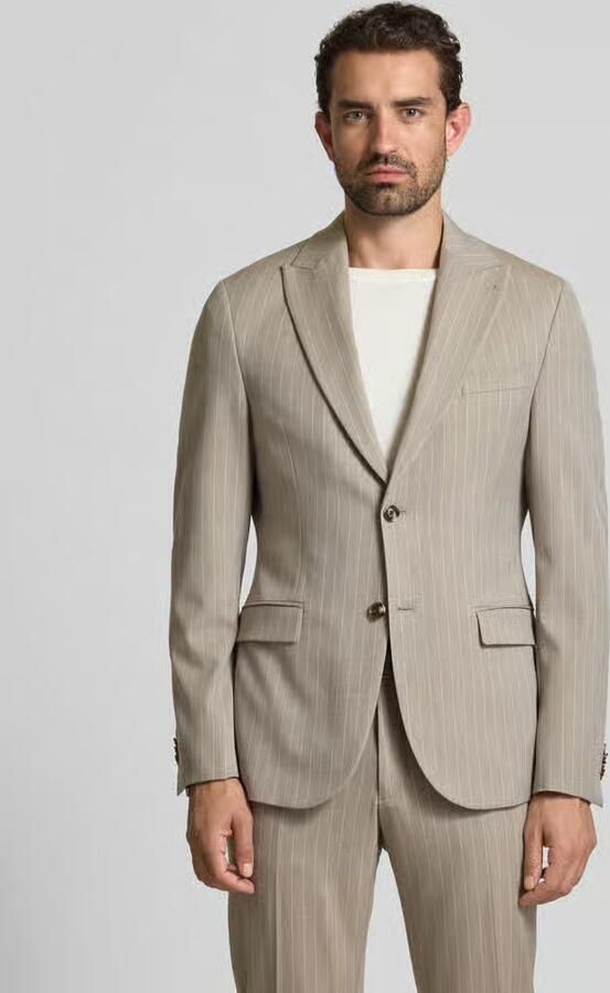 MCNEAL Slim fit 2-knoops colbert met klepzakken - Foto 2