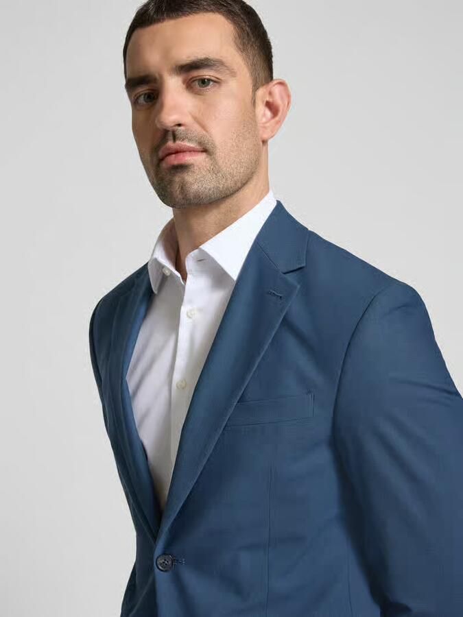 MCNEAL Slim fit 2-knoops colbert met reverskraag - Foto 2