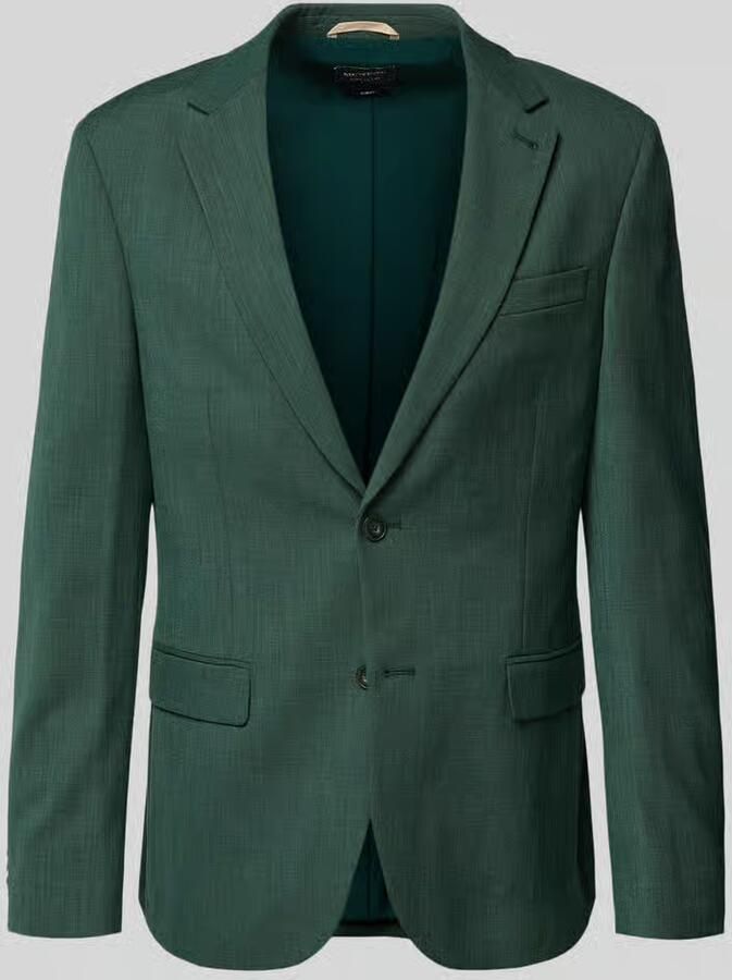 MCNEAL Slim fit 2-knoopscolbert met viscosegehalte