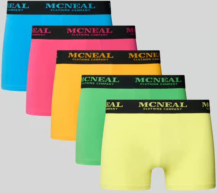 MCNEAL slim fit boxershort met logodetail in set van 5 - Foto 2