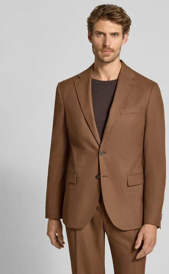 MCNEAL slim fit colbert in flanellook - Foto 3