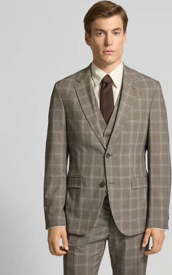 MCNEAL Slim fit colbert met reverskraag - Foto 2
