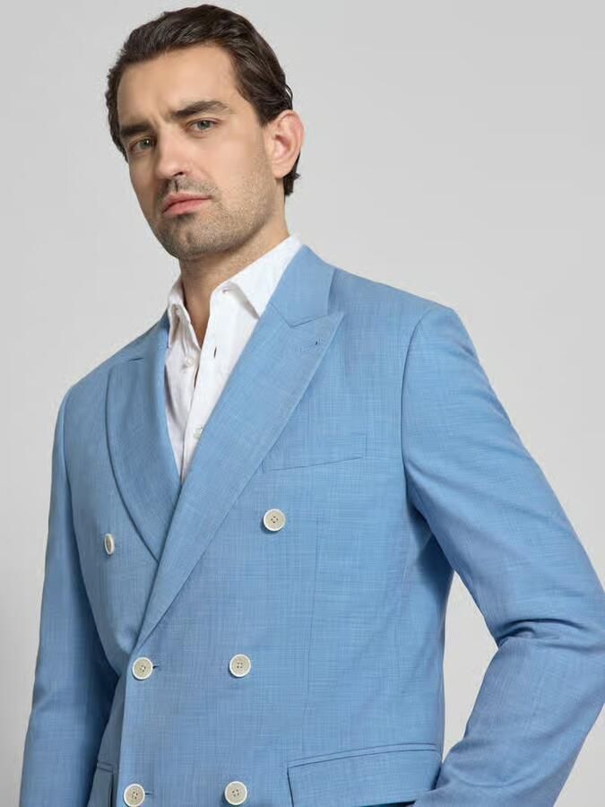 MCNEAL Slim fit colbertjas met reverskraag - Foto 2