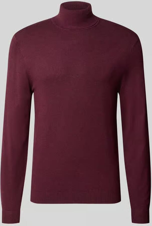 MCNEAL Slim fit coltrui van viscosemix met ribboordjes