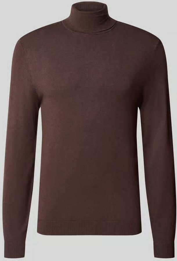 MCNEAL Slim fit coltrui van viscosemix met ribboordjes