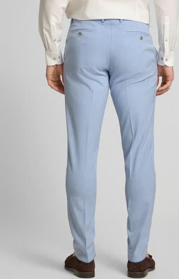 MCNEAL slim fit kostuumbroek met structuurpatroon