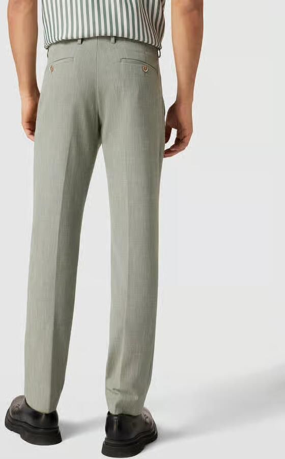 MCNEAL slim fit kostuumbroek met structuurpatroon