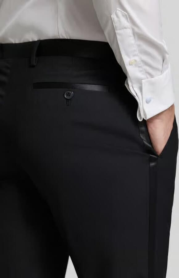 MCNEAL Slim fit pantalon met achterzakken