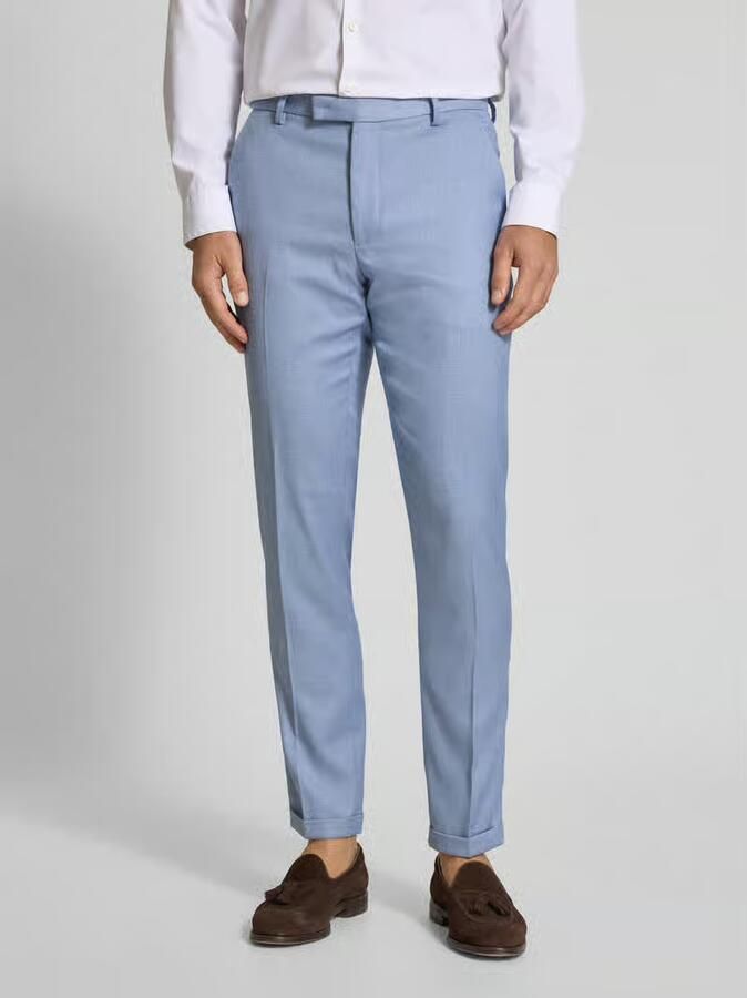 MCNEAL Slim fit pantalon met linnen - Foto 2