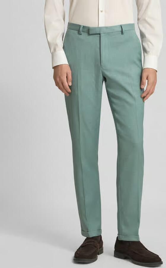 MCNEAL Slim fit pantalon met linnen - Foto 2