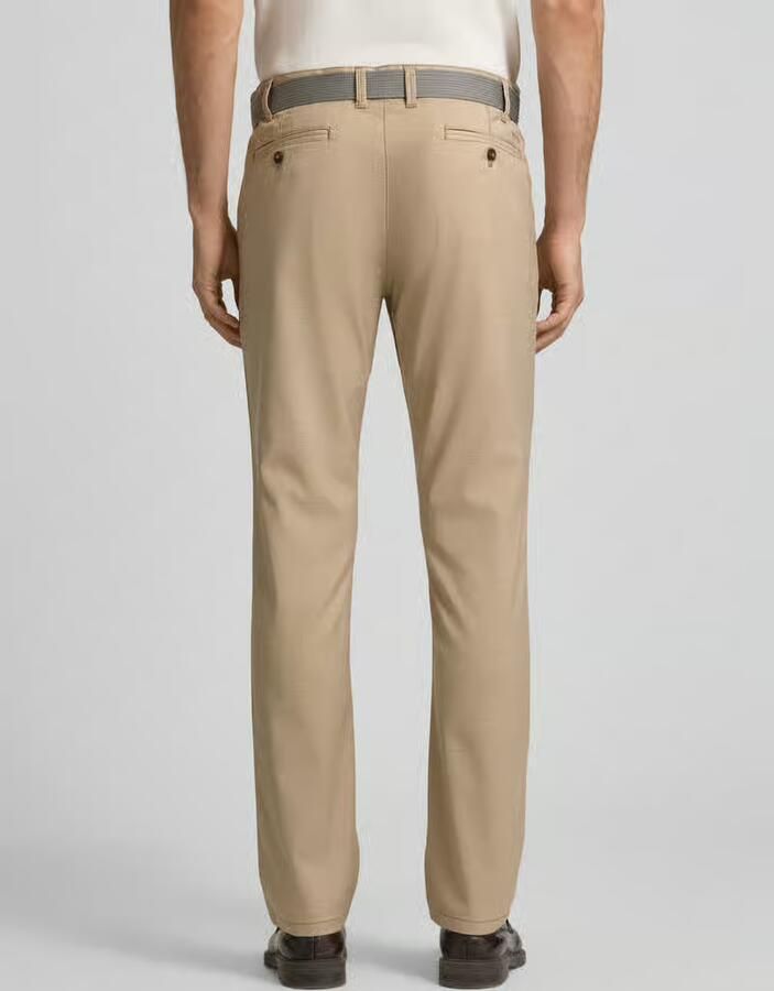 MCNEAL Slim fit pantalon met riem